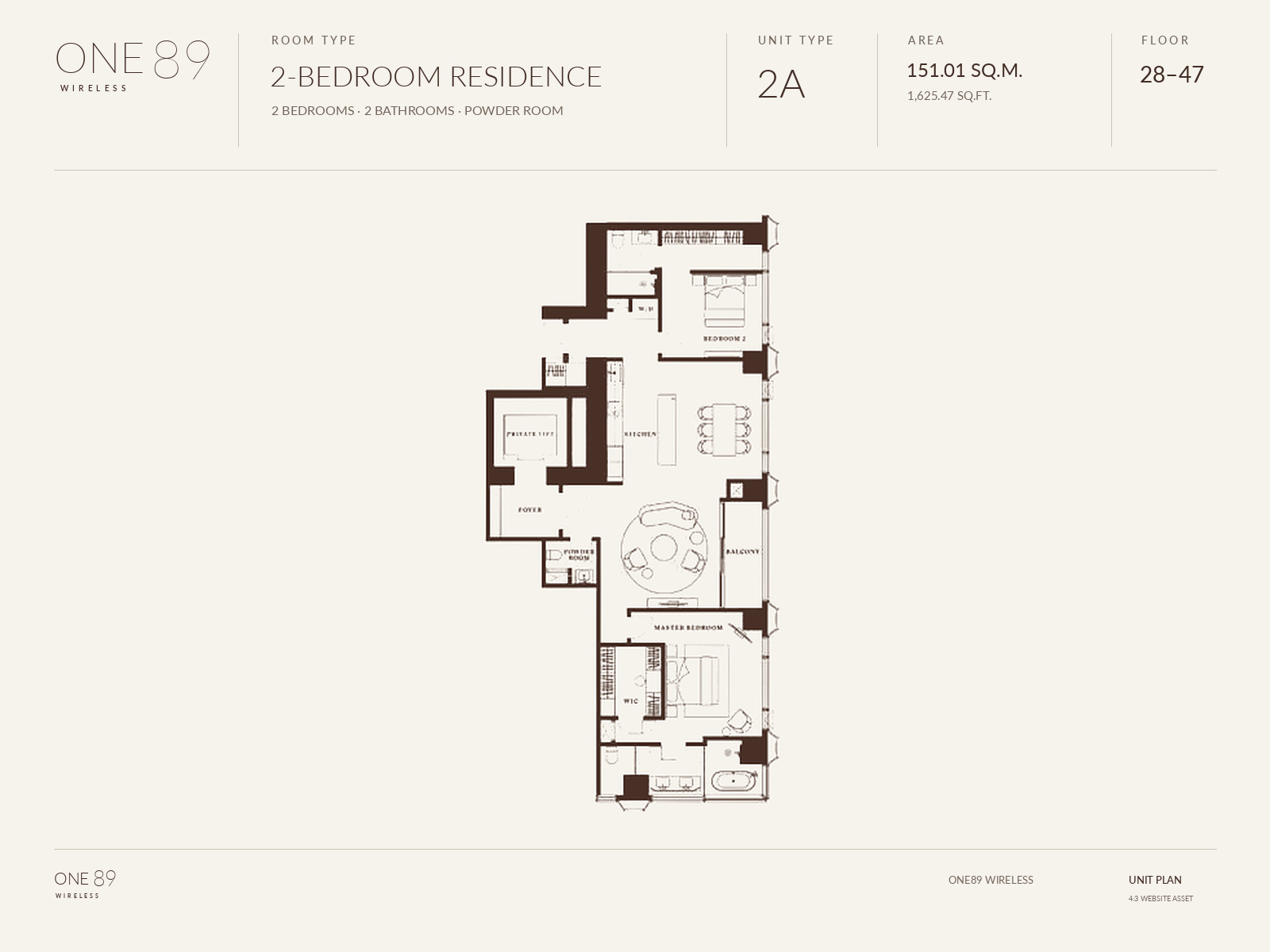 2 Bedroom 2A