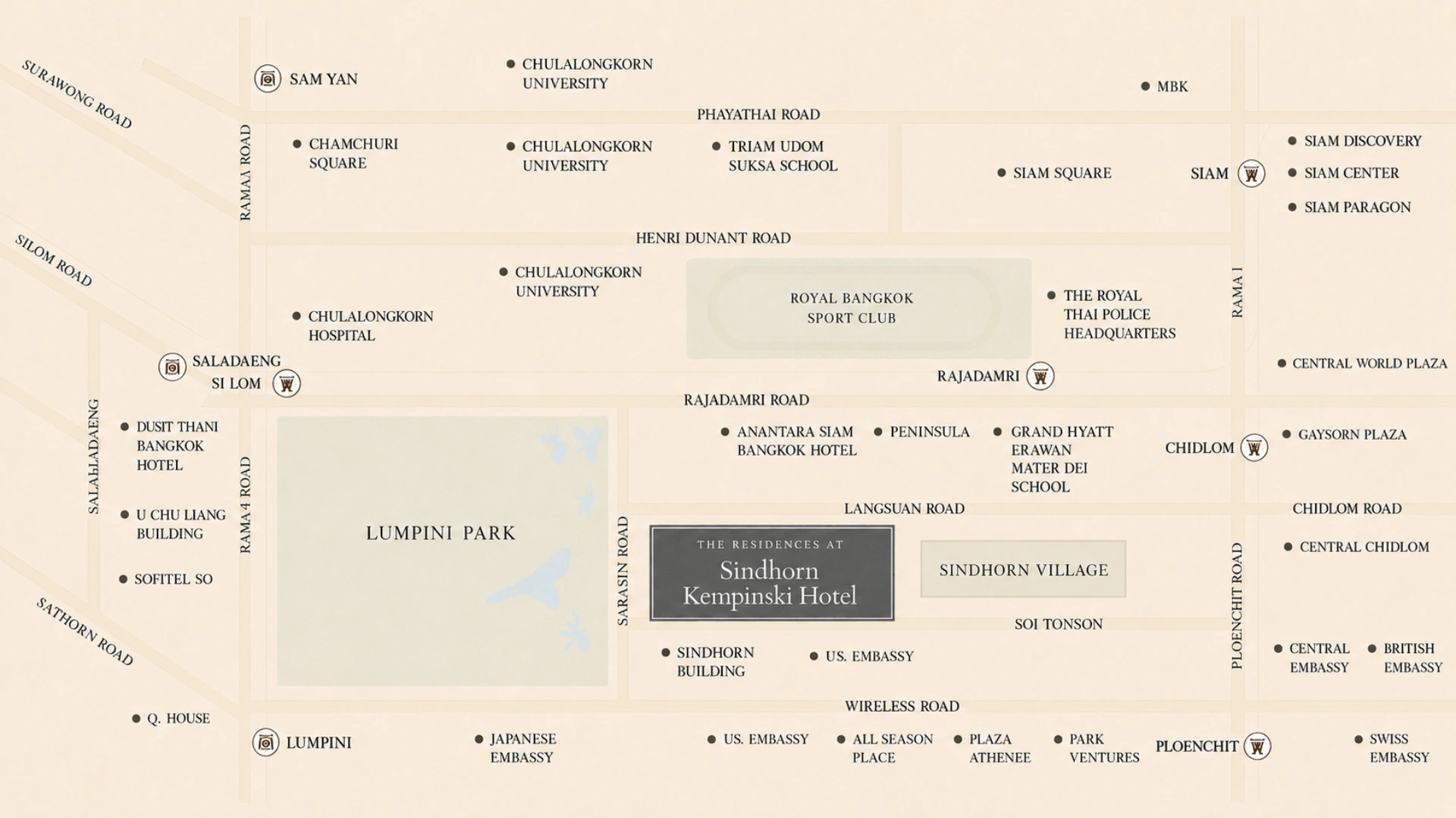 แผนที่โครงการ