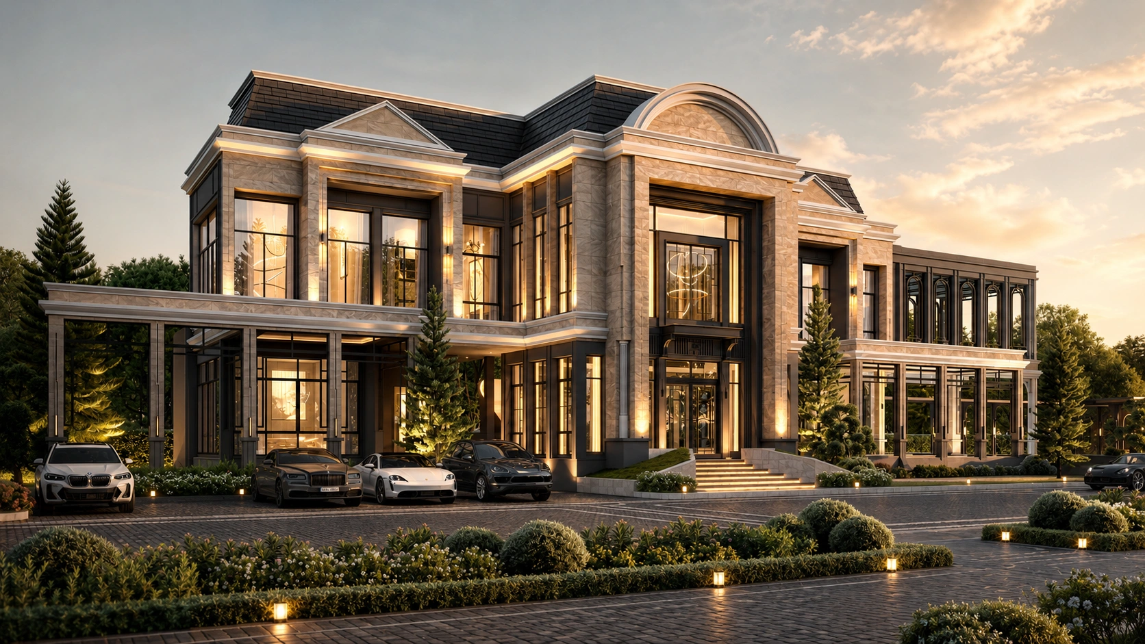 A Scale That Pushes the Project Beyond the Normal Bangkok Luxury-House Category.