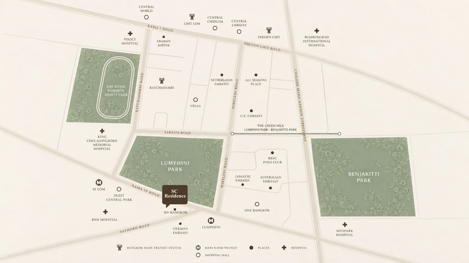 SC Residences Location Map